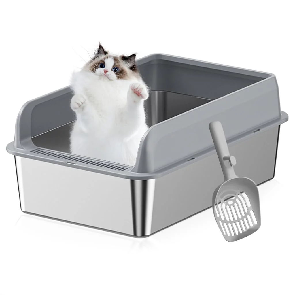 Stainless Steel Cat Litter Box